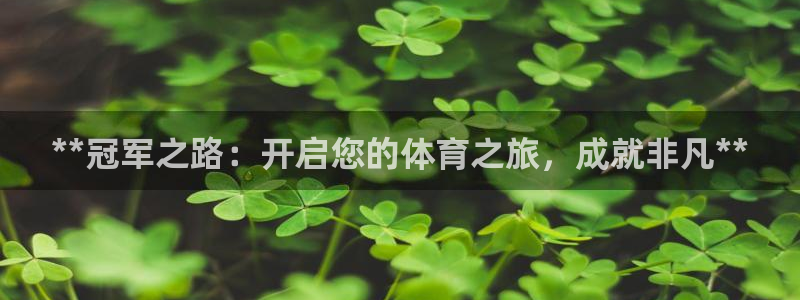 欧陆娱乐怎么样：**冠军之路：开启您的体育之旅，成就