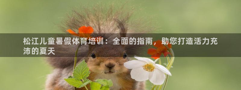欧陆娱乐平台登陆地址在哪：松江儿童暑假体育培训：全面