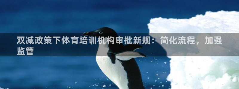欧陆娱乐分分彩：双减政策下体育培训机构审批新规：简化